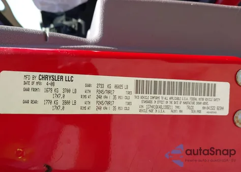 2008 Dodge Ram 1500 St/Sxt from USA, damaged, VIN 1D7HA16K48J199211